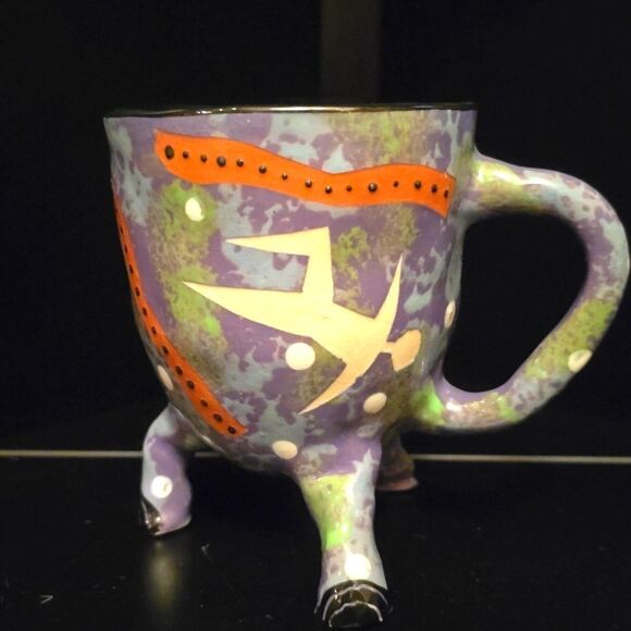 GLAZED CLAY Pottery by Artist Terri Cody!  Unique One of a Kind! Great gift! - Picture 3 of 7